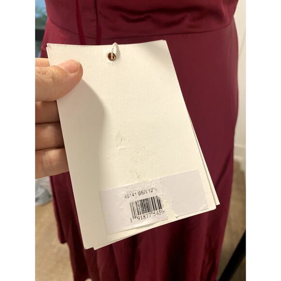 Mac Duggal 49141 High Low One Shoulder Flowy Gown 12 - Picture 3 of 7